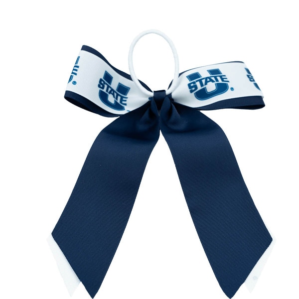 U-State Cheer Bow Ponytail Elastic Hair Tie